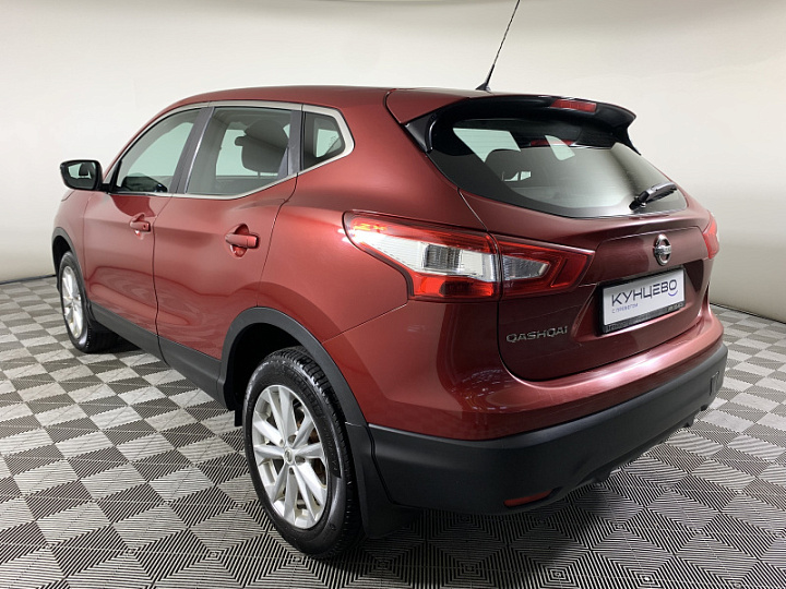 Nissan Qashqai 2, 2014 года, Вариатор, Красный