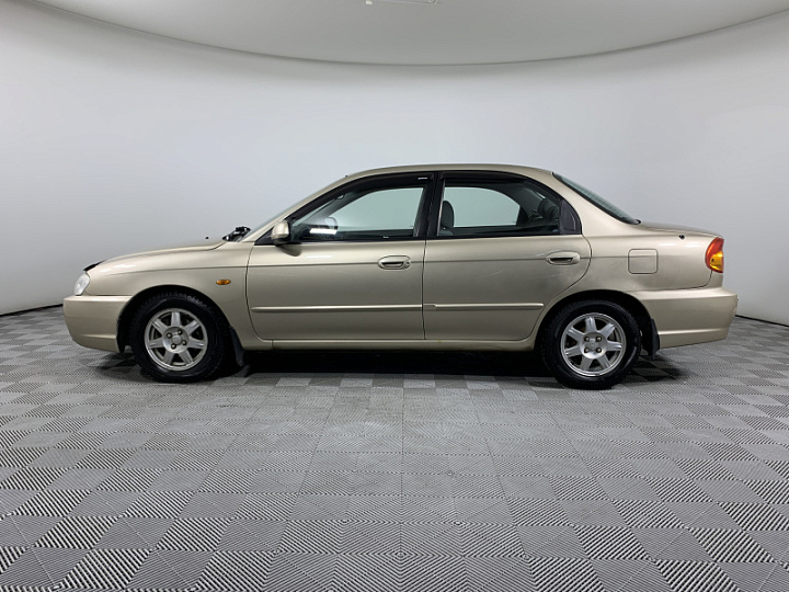 KIA Spectra 1.6, 2008 года, Автоматическая, Золотистый