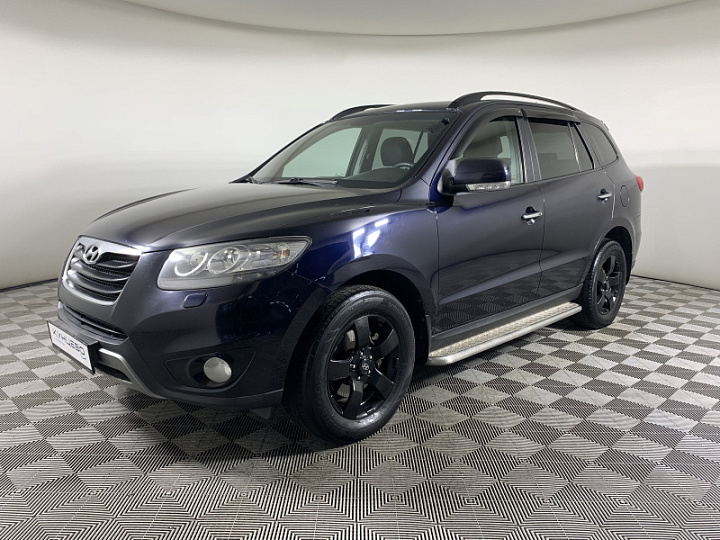 Hyundai Santa Fe 2.2, 2012 года, Автоматическая, Синий