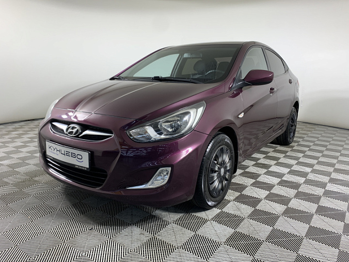 HYUNDAI Solaris 1.6, 2012 года, Механика, ФИОЛЕТОВЫЙ