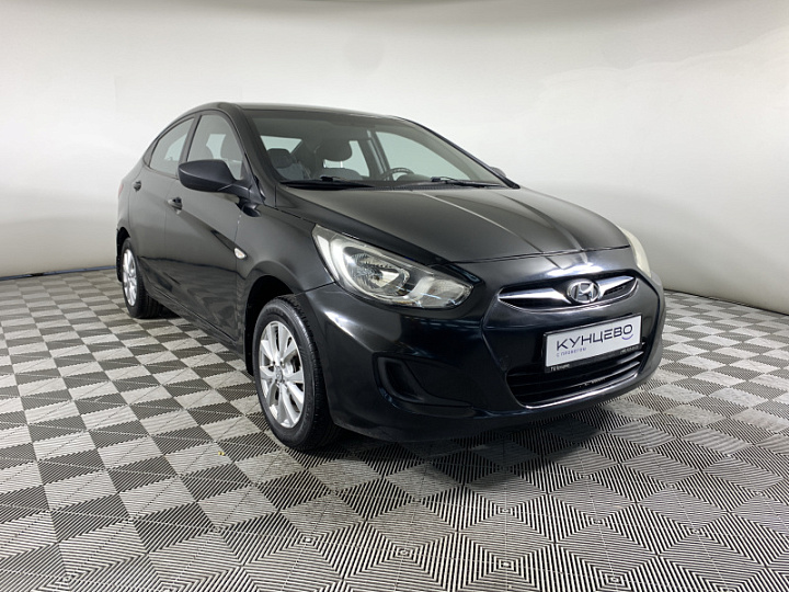 HYUNDAI Solaris 1.4, 2012 года, Автоматическая, ЧЕРНЫЙ