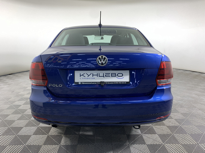 VOLKSWAGEN Polo 1.6, 2018 года, Механика, ЯРКО-СИНИЙ