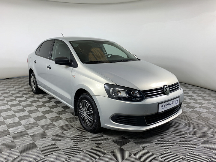 VOLKSWAGEN Polo 1.6, 2014 года, Механика, Серебристо-желтый