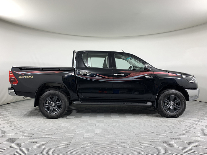 TOYOTA Hilux 2.7, 2022 года, Автоматическая, ЧЕРНЫЙ