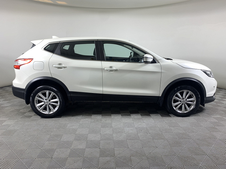 Nissan Qashqai 2, 2018 года, Вариатор, Белый