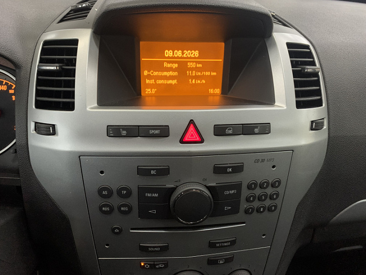 OPEL Zafira 1.8, 2010 года, Робот, Серебристый