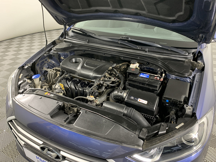 HYUNDAI Elantra 1.6, 2018 года, Автоматическая, СИНИЙ