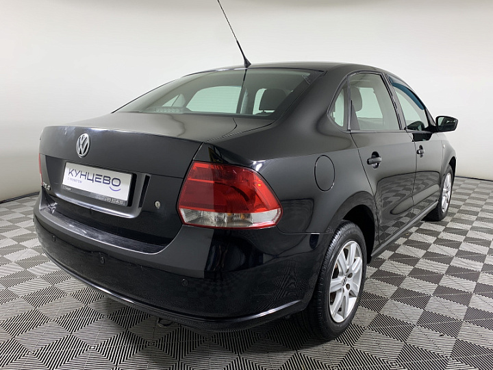 Volkswagen Polo 1.6, 2012 года, Автоматическая, ЧЕРНЫЙ