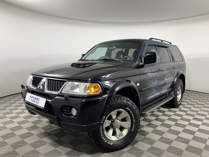 MITSUBISHI Pajero Sport 2.5, 2007 года, Механика, ЧЕРНЫЙ