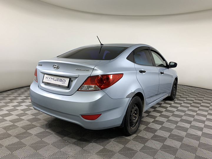 HYUNDAI Solaris 1.4, 2011 года, Механика, Серо-голубой