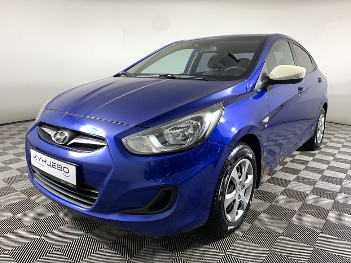 Hyundai Solaris 1.6, 2011 года, Автоматическая, ТЕМНО-СИНИЙ