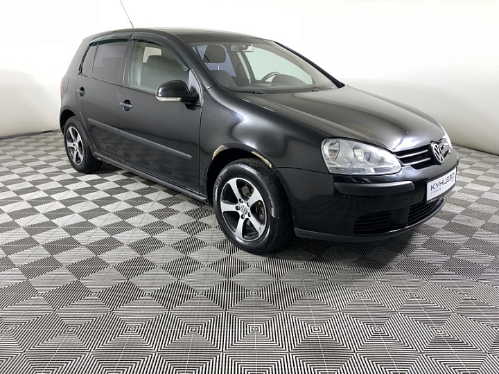 Volkswagen Golf 1.4, 2007 года, Механика, Черный