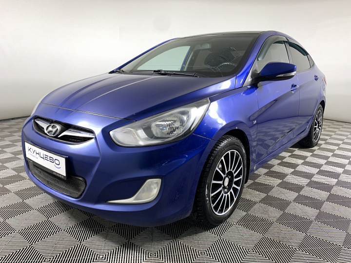 HYUNDAI Solaris 1.6, 2011 года, Автоматическая, СИНИЙ ТЕМНЫЙ