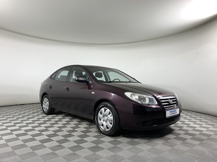 HYUNDAI Elantra 1.6, 2007 года, Механика, Вишневый