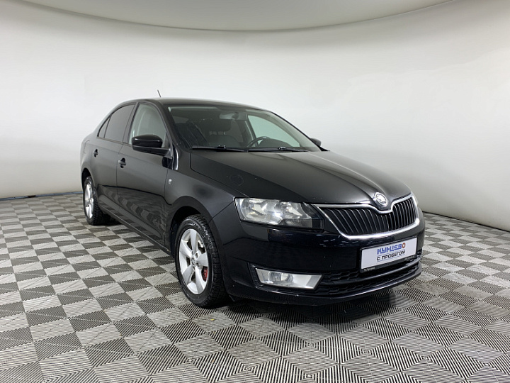 SKODA Rapid 1.6, 2014 года, Автоматическая, ЧЕРНЫЙ
