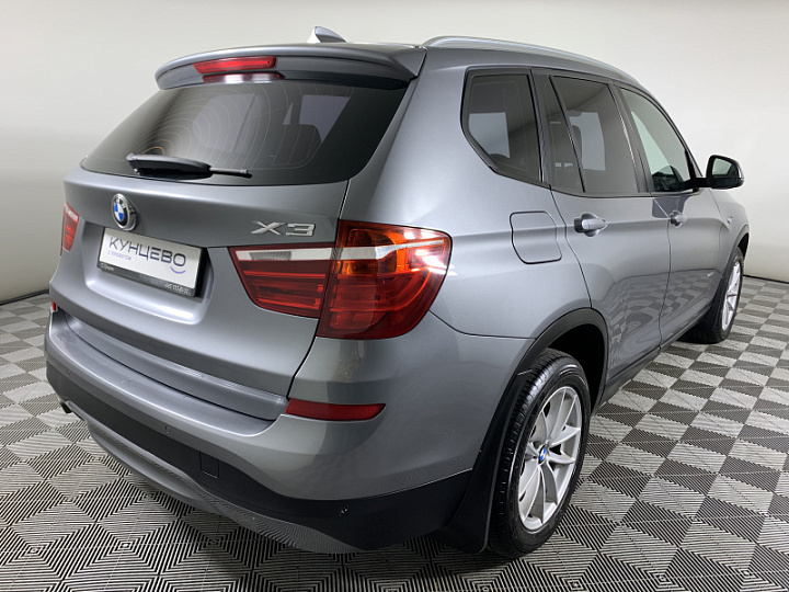 BMW X3 2, 2015 года, Автоматическая, СЕРЫЙ