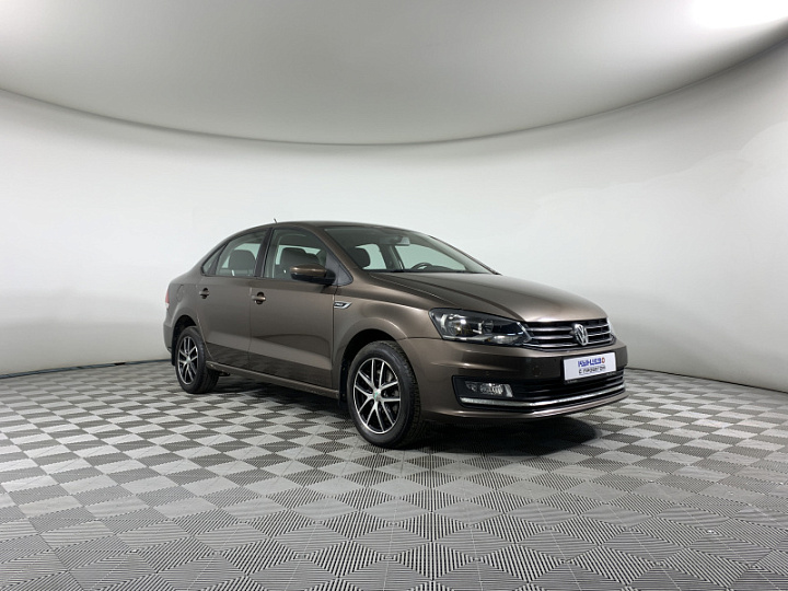 VOLKSWAGEN Polo 1.6, 2018 года, Автоматическая, КОРИЧНЕВЫЙ