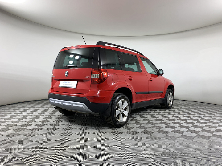 SKODA Yeti 1.2, 2014 года, Робот, КРАСНЫЙ