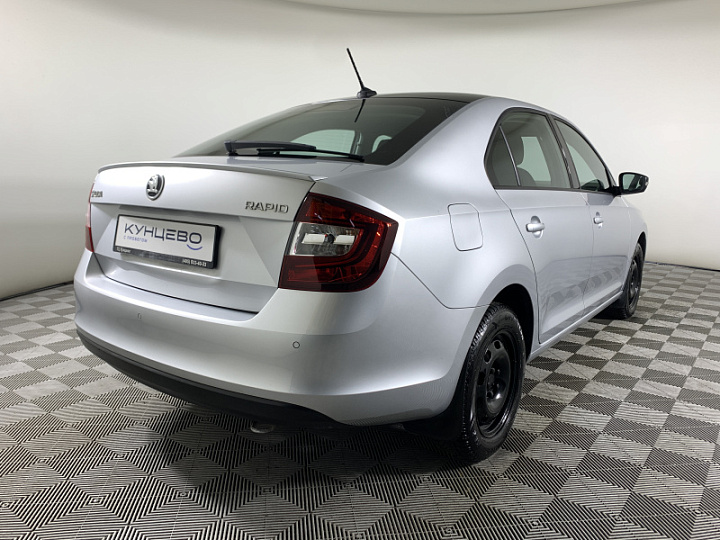 SKODA Rapid 1.4, 2018 года, Робот, Серебристый