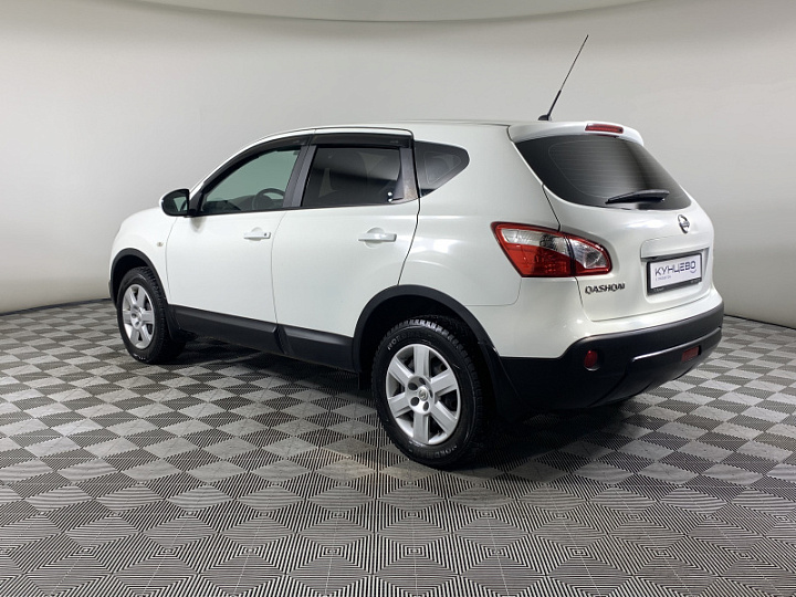 Nissan Qashqai 2, 2011 года, Вариатор, Белый