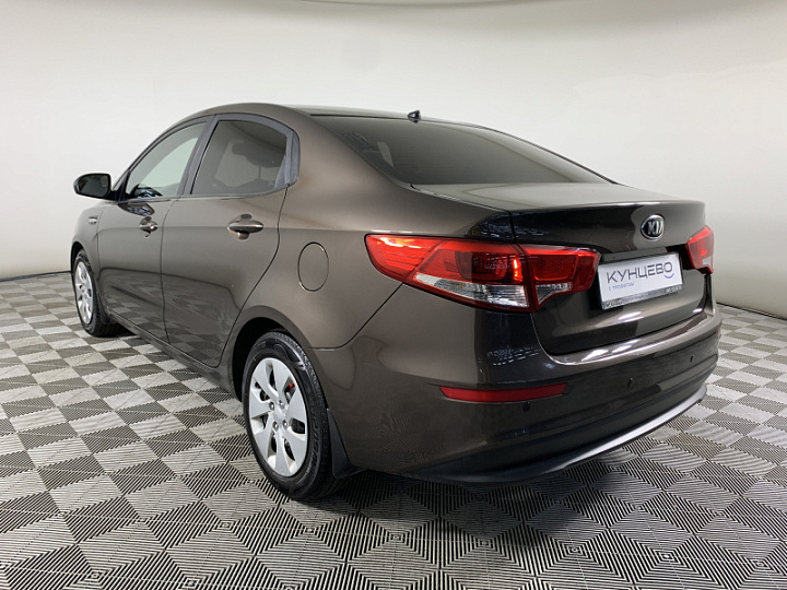 KIA Rio 1.6, 2016 года, Автоматическая, КОРИЧНЕВЫЙ