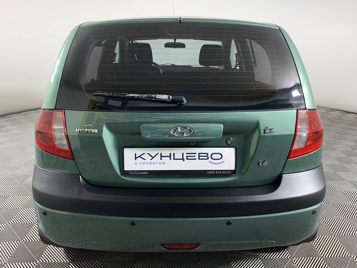 Hyundai Getz 1.6, 2006 года, Автоматическая, Зеленый