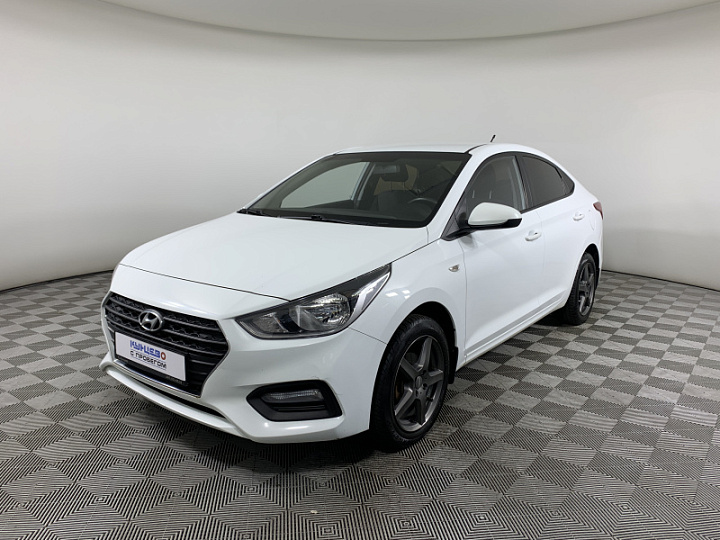 HYUNDAI Solaris 1.6, 2017 года, Механика, БЕЛЫЙ
