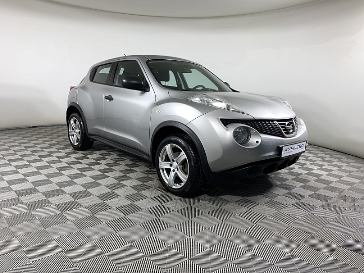 NISSAN Juke 1.6, 2013 года, Вариатор, Серебристый