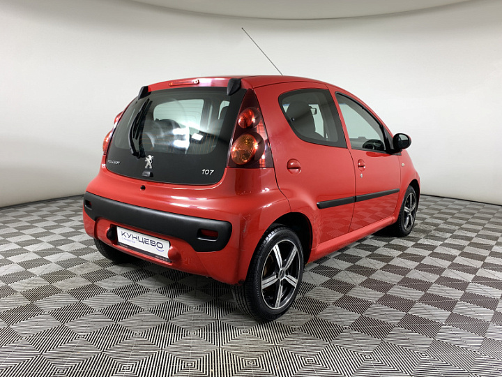 PEUGEOT 107 1, 2012 года, Робот, КРАСНЫЙ