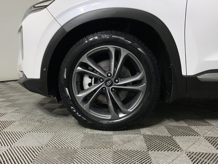 Hyundai Santa Fe 2.2, 2019 года, Автоматическая, БЕЛЫЙ