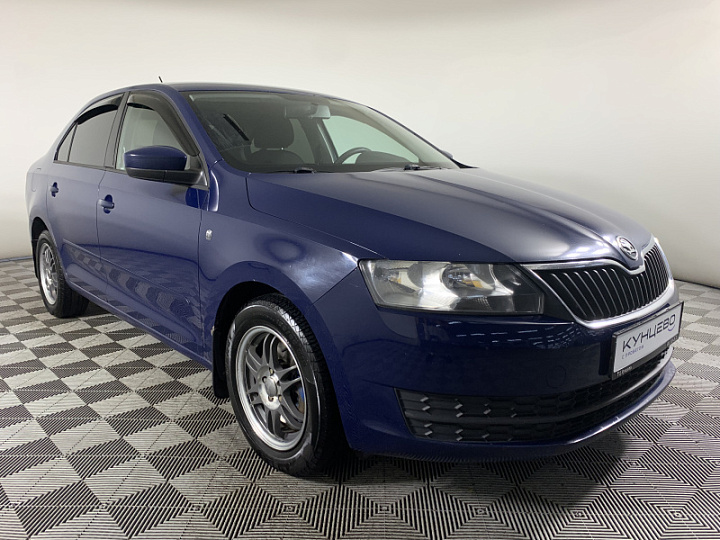 Skoda Rapid 1.6, 2014 года, Механика, ТЕМНО-СИНИЙ
