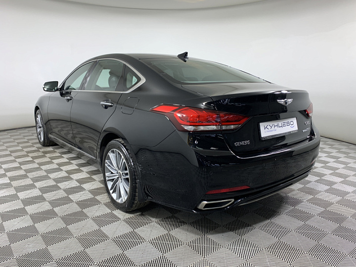 GENESIS G80 2, 2017 года, Автоматическая, ЧЕРНЫЙ
