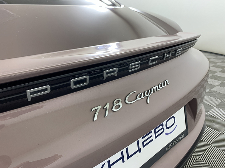Porsche Cayman 2, 2022 года, Робот, Красный