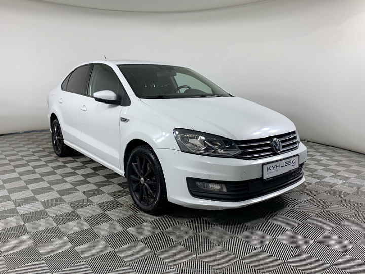 VOLKSWAGEN Polo 1.6, 2018 года, Автоматическая, БЕЛЫЙ