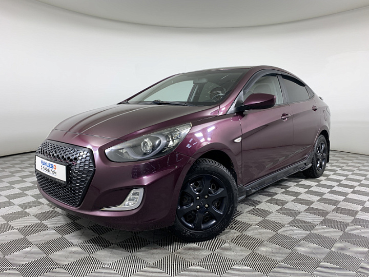 HYUNDAI Solaris 1.6, 2011 года, Механика, ФИОЛЕТОВЫЙ