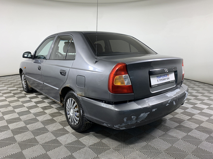 HYUNDAI Accent 1.5, 2004 года, Автоматическая, СЕРЫЙ