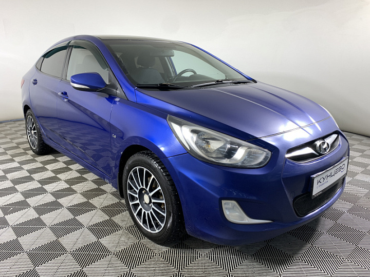 HYUNDAI Solaris 1.6, 2011 года, Автоматическая, СИНИЙ ТЕМНЫЙ