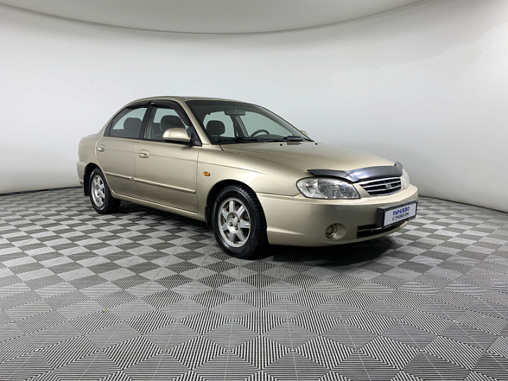 KIA Spectra 1.6, 2008 года, Автоматическая, Золотистый