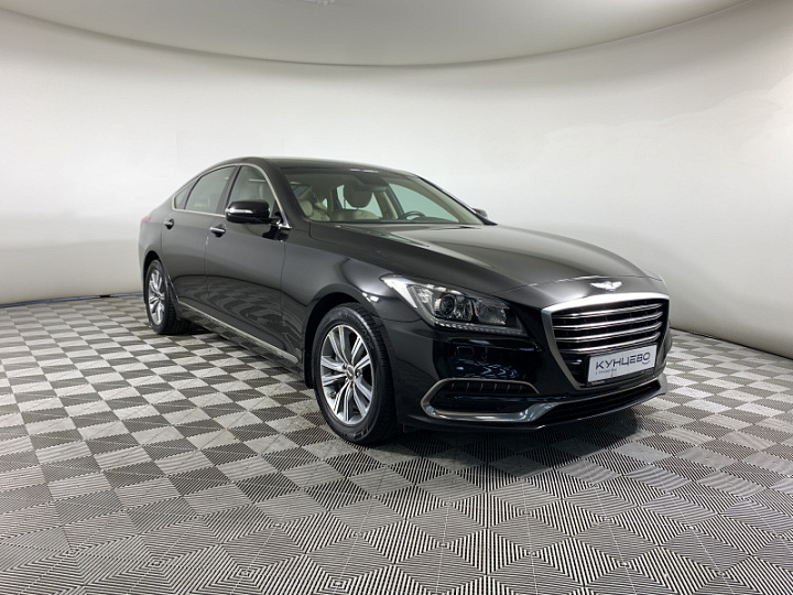 GENESIS G80 2, 2018 года, Автоматическая, ЧЕРНЫЙ