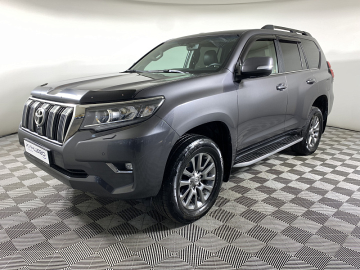Toyota Land Cruiser Prado 2.8, 2018 года, Автоматическая, Светло серый