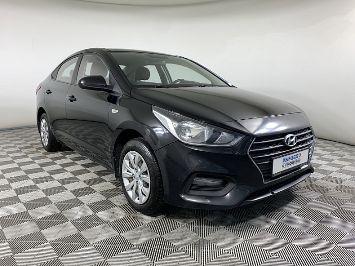 HYUNDAI Solaris 1.4, 2017 года, Автоматическая, ЧЕРНЫЙ