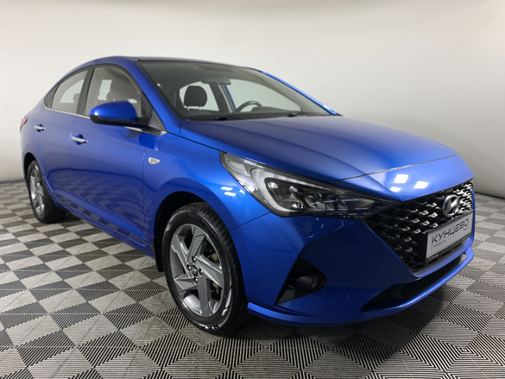Hyundai Solaris 1.6, 2020 года, Автоматическая, Синий