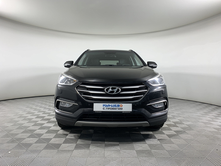 HYUNDAI Santa Fe 2.2, 2017 года, Автоматическая, ЧЕРНЫЙ