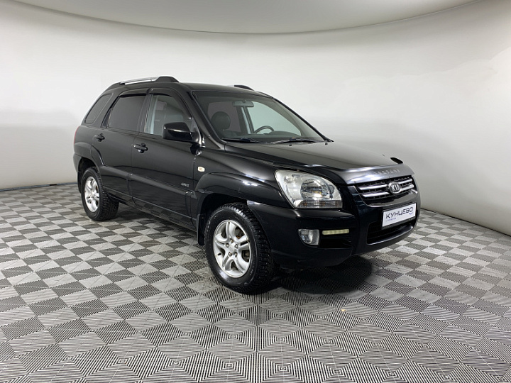 KIA Sportage 2, 2007 года, Механика, ЧЕРНЫЙ