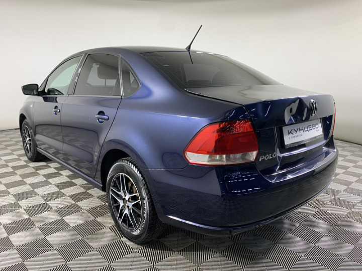 VOLKSWAGEN Polo 1.6, 2014 года, Автоматическая, ТЕМНО-СИНИЙ