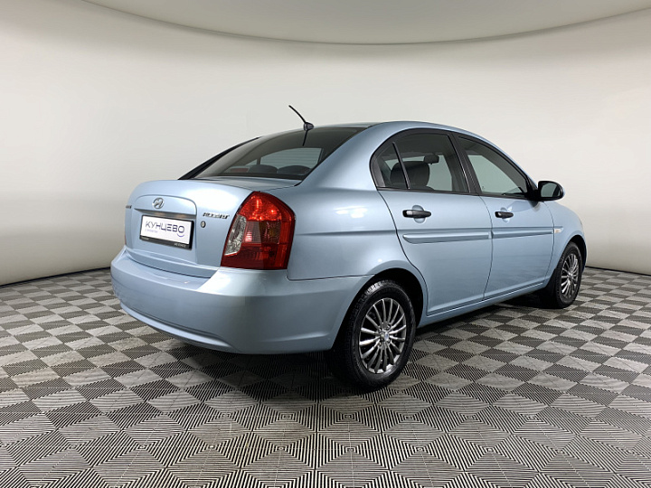 HYUNDAI Accent 1.4, 2008 года, Автоматическая, СИНИЙ