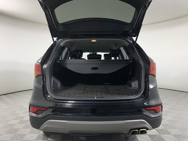 HYUNDAI Santa Fe 2.2, 2017 года, Автоматическая, ЧЕРНЫЙ