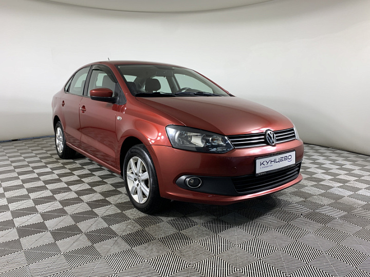 VOLKSWAGEN Polo 1.6, 2013 года, Автоматическая, ВИШНЕВО-КРАСНЫЙ