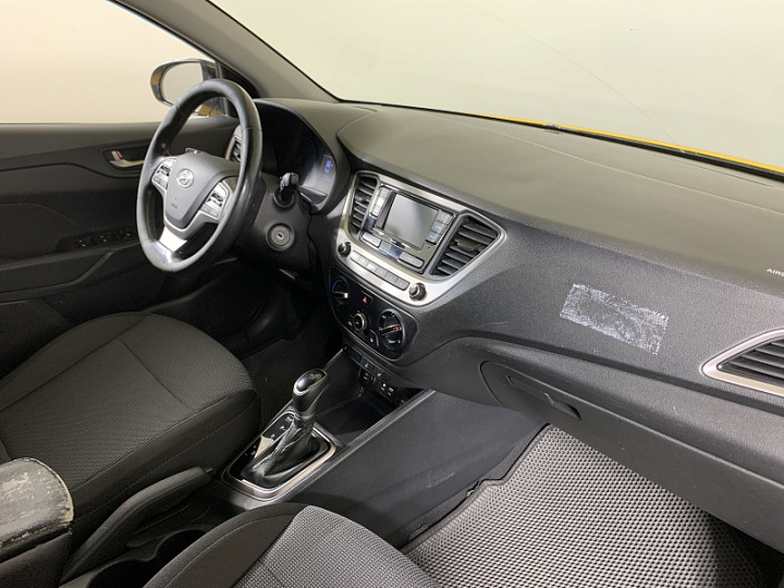 HYUNDAI Solaris 1.6, 2019 года, Автоматическая, ЖЕЛТЫЙ