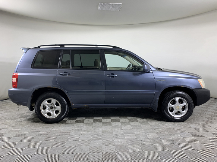 TOYOTA Highlander 3, 2003 года, Автоматическая, Серо-голубой
